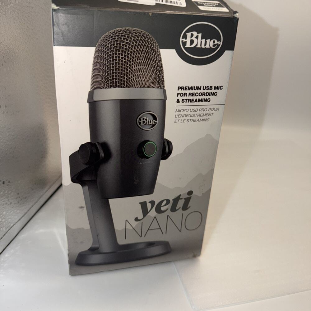 Logitech for Creators Blue Yeti Nano USB Microphone for Gaming, Stream,Open Box